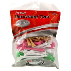 ProActive Premium Sports Hardwood Golf Tees 2.75" -Golf Sales Shop 2.75 Mixed 100
