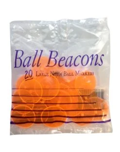 Beacons Large Neon Golf Ball Markers -Golf Sales Shop Ball Beacons Orange