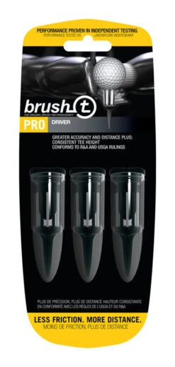 Brush-t Golf Original Brush Tees -Golf Sales Shop Black