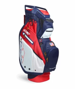 Sun Mountain Golf 2021 C-130 Supercharged Cart Bag -Golf Sales Shop C130SuperchargedNavy White RedAltShot