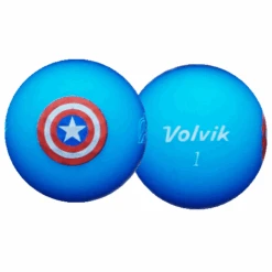 Volvik Marvel Avengers 5 Golf Balls Character Pack -Golf Sales Shop CaptainAmericaBallBlur