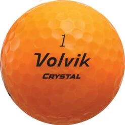 Volvik Crystal Focus Colored Golf Balls -Golf Sales Shop CrystalFocus2022 OrangeBall