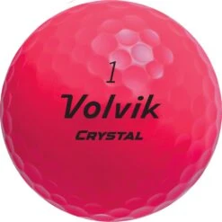 Volvik Crystal Focus Colored Golf Balls -Golf Sales Shop CrystalFocus2022 PinkBall