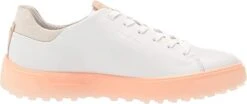 ECCO Ladies Golf Tray Golf Shoes -Golf Sales Shop EccoLadiesTray WhitePeach5