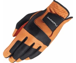 Maxfli Universal Fit Color Golf Gloves -Golf Sales Shop Fit Glove Orange 1