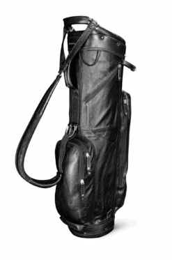 Sun Mountain Golf Leather Cart Bag -Golf Sales Shop G823557LeatherCartBlack
