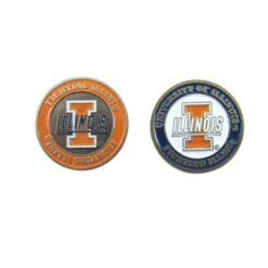 NCAA Double Sided Collegiate Golf Ball Marker Coins -Golf Sales Shop Illinois