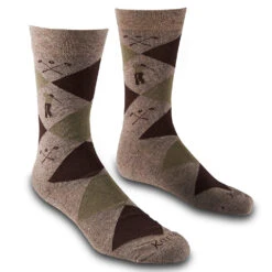 Kartel Argyle Golf Socks -Golf Sales Shop KartelArgyleSocks Fawn