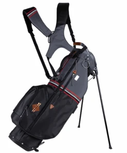Sun Mountain 2023 Sonnenalp Mid-Stripe Dual Strap Stand Bag -Golf Sales Shop N230129 black gunmetal red