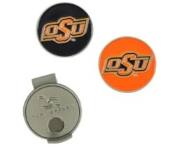 Team Effort Collegiate Hat Clip And 2 Ball Markers 9 Team Effort Collegiate Hat Clip And 2 Ball Markers -Golf Sales Shop Oklahoma State University Hat Clip Ball Markers Team Effort dbebdc51 ed9c 487e 919e 9fcf44dc9776