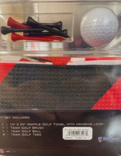 WinCraft NFL Waffle Golf Gift Set -Golf Sales Shop PackagingHERO1