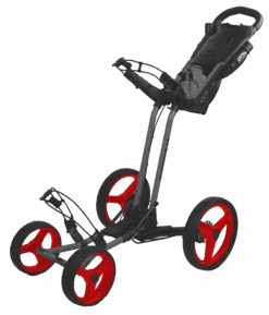 Sun Mountain Pathfinder PX4 Golf Push Carts -Golf Sales Shop Pathfinder4MagneticGray Red