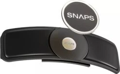 SNAPS Golf Ball Marker & Hat Clip -Golf Sales Shop SnapsGolfBallMarkerHatStrapClip Black 1