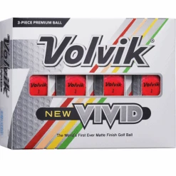 Volvik Vivid Matte Finish Golf Balls - Dozen -Golf Sales Shop Vivid PINK