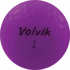 Volvik Vivid Matte Finish Golf Balls - Dozen -Golf Sales Shop Vivid Purple