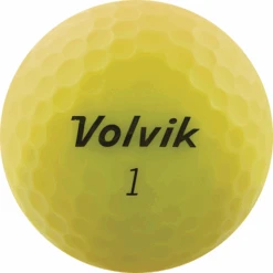 Volvik Vivid Matte Finish Golf Balls - Dozen -Golf Sales Shop Vivid Yellow