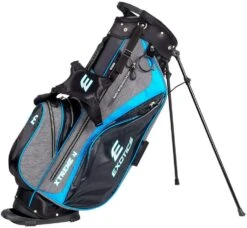 Tour Edge Exotics Xtreme 4 Stand Bags 14 Tour Edge Exotics Xtreme 4 Stand Bags -Golf Sales Shop Xtreme 4 Carry Bag Gray Scratch Plaid Blue
