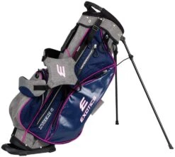 Tour Edge Exotics Xtreme 4 Stand Bags 16 Tour Edge Exotics Xtreme 4 Stand Bags -Golf Sales Shop Xtreme 4 Carry Bag Navy Scratch Plaid Pink