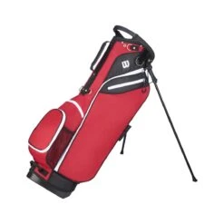 Wilson Staff "W" Carry Golf Bag -Golf Sales Shop b3585ff873d67393a75d70c2906c6b2190d82849 WGB3309RD W CARRY RED v2