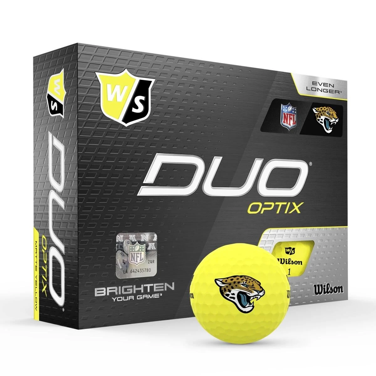 Wilson Staff Duo Optix NFL Team Licensed Golf Balls - Matte Yellow - Image 5