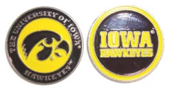 NCAA Double Sided Collegiate Golf Ball Marker Coins -Golf Sales Shop iowa