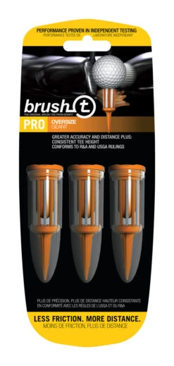 Brush-t Golf Original Brush Tees -Golf Sales Shop orange