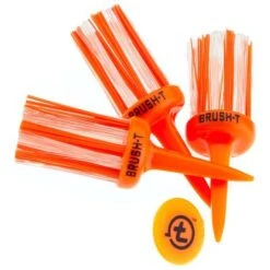 Brush-t Golf Original Brush Tees -Golf Sales Shop orange 1