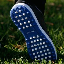 Orlimar Men's Spikeless Golf Shoes -Golf Sales Shop orlimar black sole view 2 1